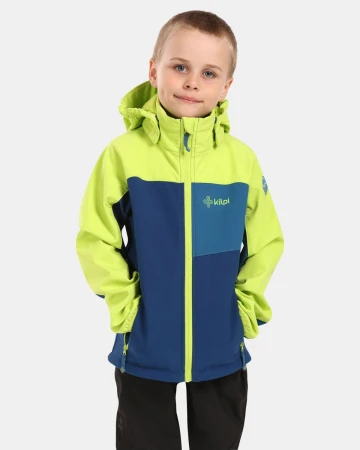 KILPI RAVIO-J Tmavě modrá dětská softshellová bunda