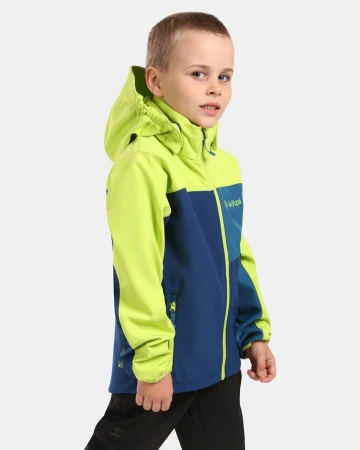 KILPI RAVIO-J Tmavě modrá dětská softshellová bunda