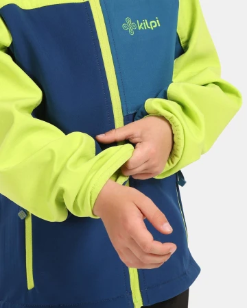 KILPI RAVIO-J Tmavě modrá dětská softshellová bunda