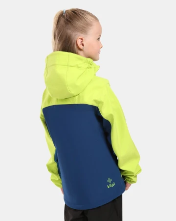 KILPI RAVIO-J Tmavě modrá dětská softshellová bunda