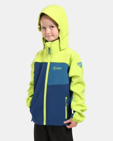 KILPI RAVIO-J Tmavě modrá dětská softshellová bunda