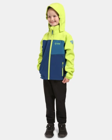 KILPI RAVIO-J Tmavě modrá dětská softshellová bunda