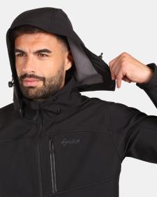 KILPI RAVIO-M Černá pánská softshellová bunda