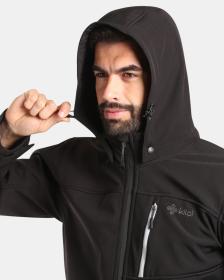 KILPI RAVIO-M Čierna pánska softshellová bunda