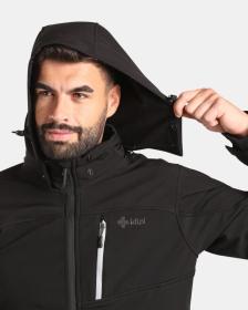 KILPI RAVIO-M Čierna pánska softshellová bunda