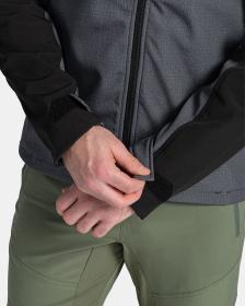 KILPI RAVIO-M Tmavě šedá pánská softshelová bunda