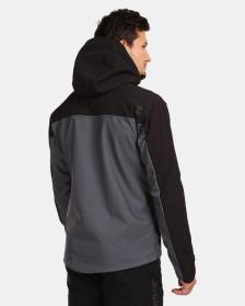 KILPI RAVIO-M Tmavě šedá pánská softshellová bunda POUZE 5XL (VÝPRODEJ)