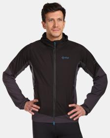 KILPI RAYEN-M Čierna pánska bežecká bunda KILPI RAYEN-M Čierna pánska bežecká bunda