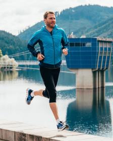 KILPI RAYEN-M Modrá pánská běžecká bunda