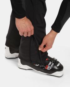 KILPI RHEA-M Černé pánské softshellové lyžařské kalhoty