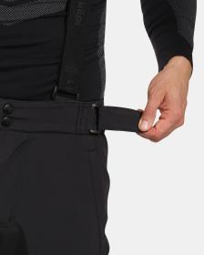 KILPI RHEA-M Černé pánské softshellové lyžařské kalhoty