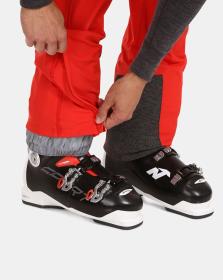 KILPI RHEA-M Červené pánské softshellové lyžařské kalhoty