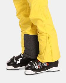 KILPI RHEA-M Žluté pánské softshellové lyžařské kalhoty