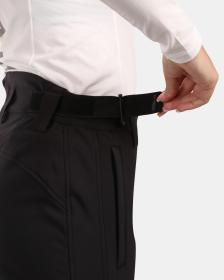 KILPI RHEA-W Černé dámské softshellové lyžařské kalhoty