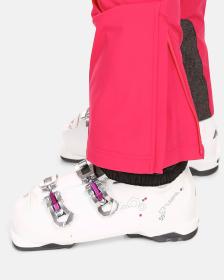 KILPI RHEA-W Růžové dámské lyžařské kalhoty