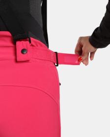 KILPI RHEA-W Ružové dámske softshellové lyžiarske nohavice IBA 34 (VÝPREDAJ)