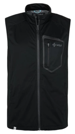 Kilpi RIELLO-M černá pánská softshell vesta Kilpi RIELLO-M černá pánská softshell vesta