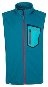 Kilpi RIELLO-M tyrkysová pánská softshell vesta Kilpi RIELLO-M tyrkysová pánská softshell vesta