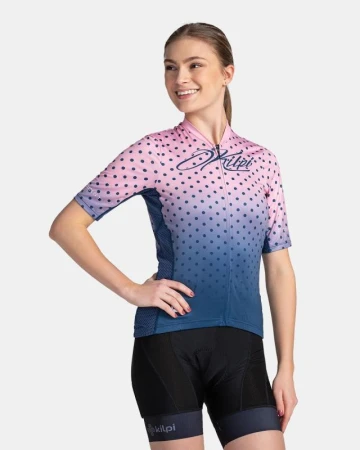 KILPI RITAEL-W Světle růžový dámský cyklistický dres KILPI RITAEL-W Světle růžový dámský cyklistický dres