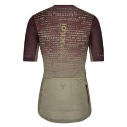 Kilpi RITAEL-W tmavě červený dámský cyklistický dres