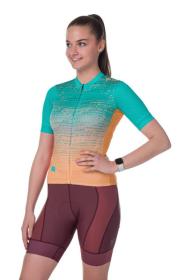 Kilpi RITAEL-W tmavě červený dámský cyklistický dres POUZE 42 (VÝPRODEJ)