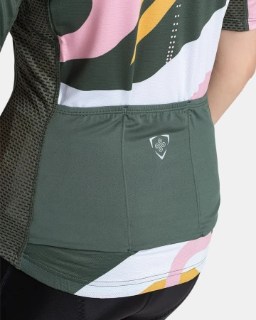 KILPI RITAEL-W Tmavozelený dámsky cyklistický dres