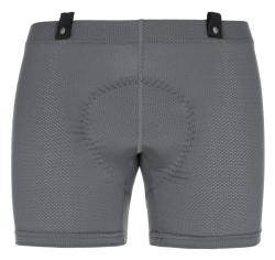 KILPI RITAEL-W Tmavě zelený cyklistický dres + Kilpi TRACKEE-W černé cyklistické kraťasy