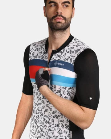 KILPI RIVAL-M Černý pánský cyklistický dres