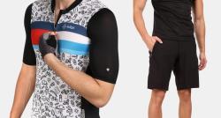 KILPI RIVAL-M Čierny cyklistický dres + KILPI HIXON-M Čierne cyklistické kraťasy KILPI RIVAL-M Čierny cyklistický dres + KILPI HIXON-M Čierne cyklistické kraťasy