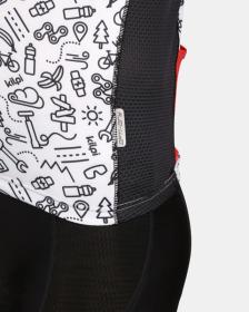 KILPI RIVAL-M Černý cyklistický dres + KILPI PRESSURE-M Černé cyklistické šortky