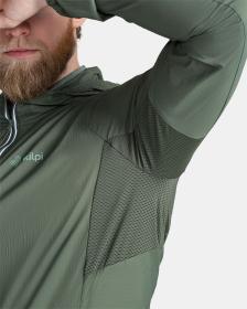 KILPI ROSA-M Tmavě zelená pánská lehká outdoorová bunda