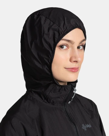 KILPI ROSA-W Černá dámská outdoorová bunda