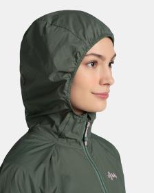 KILPI ROSA-W Tmavě zelená dámská outdoorová bunda