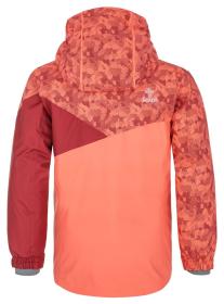 Kilpi SAARA-JG tmavě červená dívčí lyžařská bunda