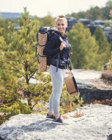 KILPI SEAMIO-W Svetlo sivé dámske legíny