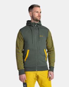 KILPI SEARA-M Tmavě zelená pánská mikina KILPI SEARA-M Tmavě zelená pánská mikina