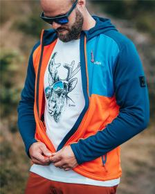 Kilpi SEVELEN-M Oranžová sportovní mikina