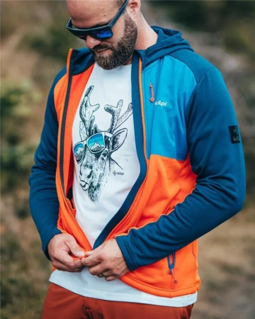 Kilpi SEVELEN-M Oranžová sportovní mikina