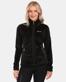 KILPI SKATHI-W Černá dámská chlupatá fleecová mikina KILPI SKATHI-W Černá dámská chlupatá fleecová mikina
