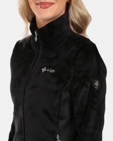 KILPI SKATHI-W Černá dámská chlupatá fleecová mikina