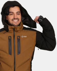 KILPI SKIMMIO-M Hnědá pánská lyžařská bunda