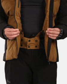 KILPI SKIMMIO-M Hnědá pánská lyžařská bunda