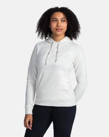 KILPI SOHEY-W Bílá dámská mikina KILPI SOHEY-W Bílá dámská mikina