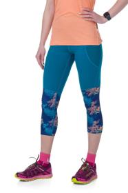 Kilpi SOLAS-W tyrkysové dámské 3/4 legíny