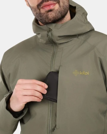 KILPI SONNA-M Zelená pánská outdoorová bunda
