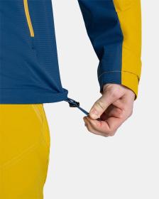 KILPI SONNA-M Zlatá pánska outdoorová bunda