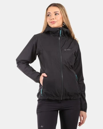 KILPI SONNA-W Černá dámská outdoorová bunda KILPI SONNA-W Černá dámská outdoorová bunda