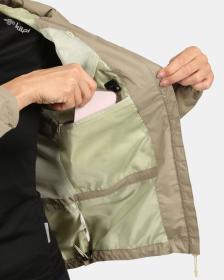 KILPI SONNA-W Khaki dámska outdoorová bunda