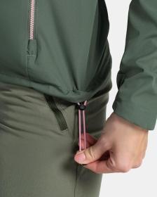 KILPI SONNA-W Tmavě zelená dámská outdoorová bunda POUZE 46 (VÝPRODEJ)