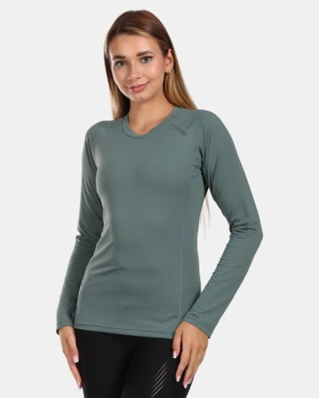 KILPI SPOLETO-W Khaki dámske funkčné tričko KILPI SPOLETO-W Khaki dámske funkčné tričko
